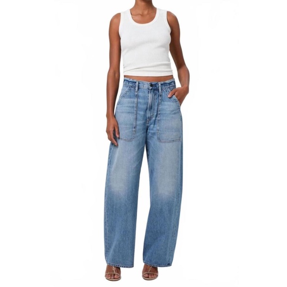 Citizens of Humanity Ayla Cargo Jeans Size 27 - Picture 1 of 16